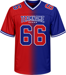 Custom Football Team Jersey with Back Name and Number Game Day Shirt