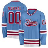 Stitched Printed Hockey Design Personalized Hockey Team Jersey with Custom Name Number for Teams Players Fans Men Women Youth Kids