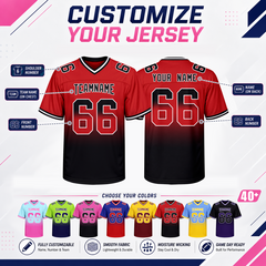Custom Football Team Uniform for Brothers and Sisters and Game Night Outfit