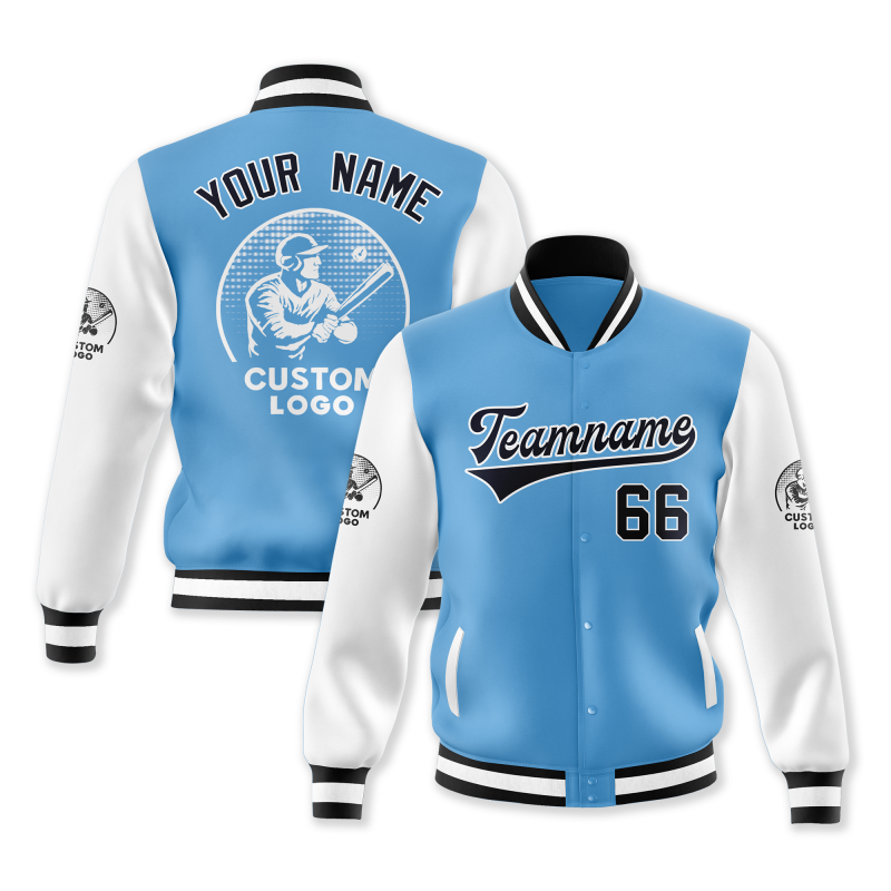 Custom Group Jacket with Printed and Embroidered Logo Name for Men Women Youth