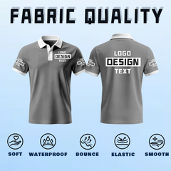 Personalized Team Printed Polo Shirt with Printed Logo Name for Men Women Youth