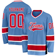 Custom Hockey Fan Shirt for Parents and Kids with Personalized Player Details for Teams Families and Fans