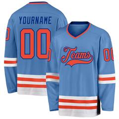 Personalized Ice Hockey Jersey with Personalized Name Number Hockey Gift with Personalized Team Name Logo Number for Adults and Kids