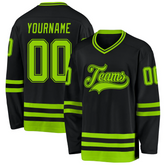 Stitched Printed Team Customization Custom Hockey Fan Jersey with Stitched Printed Name Number Team Logo for Men Women Youth Kids