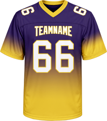Lightweight Personalized Team Football Jersey Stitched Printed Team Customization