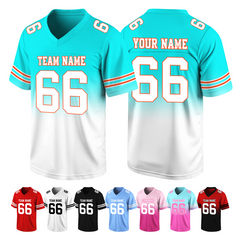 Stitched Printed Personalization Custom Team Football Uniform with Full Custom Design