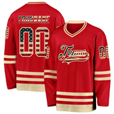 Custom Hockey Game Jersey for Office Teams with Personalized Player Details for Teams Families and Fans