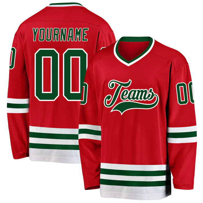 Custom Hockey Game Jersey with Front Team Name and Back Number Stitched Printed Custom for Teams Players Fans Men Women Youth Kids