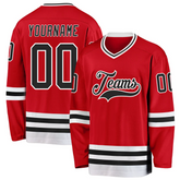 Practice Style Custom Ice Hockey Team Jersey Stitched Printed Team Customization for Teams Players Fans Men Women Youth Kids