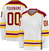 Custom Hockey Team Uniform Stitched Printed Hockey Design with Stitched Printed Name Number Team Logo for Men Women Youth Kids