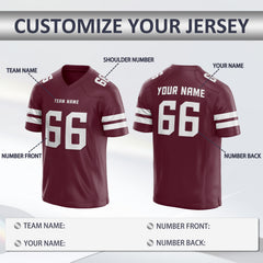 Custom Football Uniform Oversized for Friends and Families