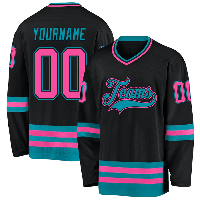 Stitched Printed Team Logo Custom Hockey Uniform with Custom Front and Back with Stitched Printed Name Number Team Logo for Men Women Youth Kids