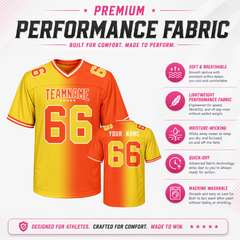 Stitched Printed Team Logo Custom Football Team Uniform for Game Day Shirt