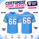 Personalized American Football Jersey Urban Stitched Printed Name Number Logo