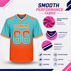 Stitched Printed Name Number Logo Custom Football Team Uniform for Family Game Day