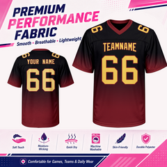 Stitched Printed Custom Design Custom Football Shirt with Personalized Team Logo
