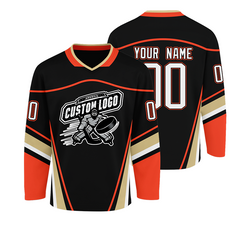 Custom Hockey Fan Shirt with Back Name and Number Stitched Printed Personalization for Teams Players Fans Men Women Youth Kids