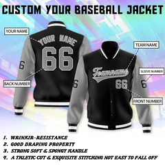 Custom Staff Jacket for Family Matching Outfit with Printed and Embroidered Logo Name Text