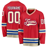 Regular Fit Custom Hockey Uniform for Team Captains with Player Name Number Team Logo for Game Day and Gifts