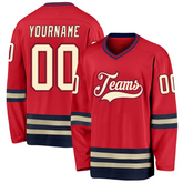 Custom Hockey Jersey for Event Groups and Game Day Shirt with Custom Name Number Team Logo for Men Women Youth Kids