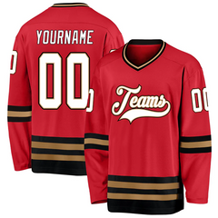 Custom Hockey Jersey Lightweight Stitched Printed with Stitched Printed Name Number Team Logo for Men Women Youth Kids