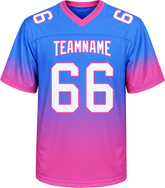 Custom Football Uniform with Custom Lettering for Season Opener