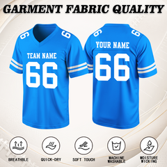 Custom Football Fan Shirt Stitched Printed for Men Women Youth Kids