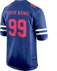 Personalized American Football Jersey with Team Name and Logo for Sports Clubs