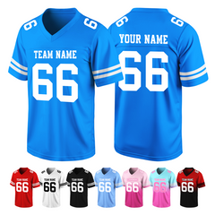 Custom Football Fan Shirt Stitched Printed for Men Women Youth Kids
