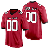 Custom Football Fan Jersey V Neck for Kids Teams