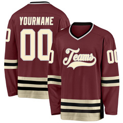 Custom Hockey Uniform Oversized Stitched Printed Team Logo with Stitched Printed Name Number Team Logo for Men Women Youth Kids