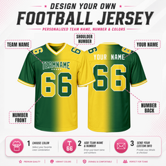 Slim Fit Custom Football Game Jersey Stitched Printed