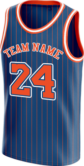 Embroidered and Printed Custom Basketball Player Jersey with Team Name and Player Number for Team Captains