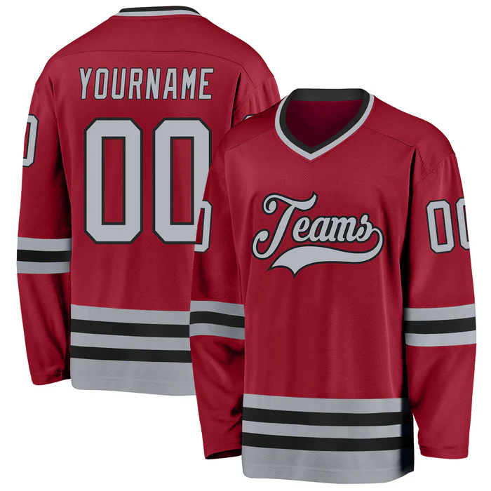 Stitched Printed Team Logo Personalized Hockey Team Jersey for Youth Team Uniform for Teams Players Fans Men Women Youth Kids