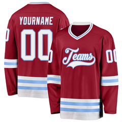 Stitched Printed Custom Youth Hockey Jersey for Team Game Wear with Stitched Printed Name Number Team Logo for Men Women Youth Kids