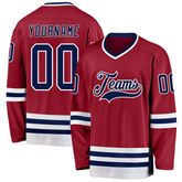 Custom Hockey Practice Jersey Training Style Stitched Printed Name Number with Stitched Printed Name Number Team Logo for Men Women Youth Kids