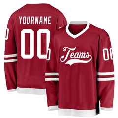 Custom Ice Hockey Jersey with Custom Names and Numbers Hockey Gift with Personalized Name Number Logo for Teams Players and Fans