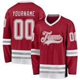 Stitched Printed Custom Design Personalized Hockey Team Jersey with Stitched Printed Name Number Logo for Team Uniforms