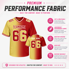 Custom Game Day Football Jersey for Sports Clubs and Custom Event Shirt
