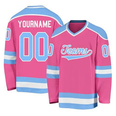Stitched Printed Team Logo Custom Hockey Team Uniform with Stitched Printed Name Number Team Logo for Men Women Youth Kids
