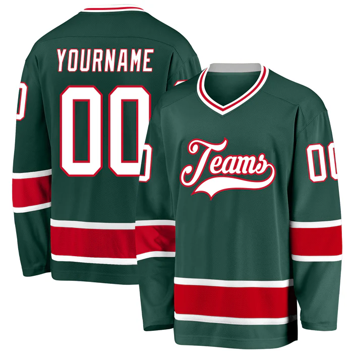Stitched Printed Custom Design Custom Hockey Game Jersey for Holiday Gift with Stitched Printed Name Number Logo for Team Uniforms