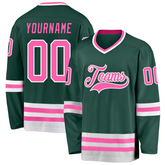Personalized Hockey Jersey Game Day Stitched Printed Name Number Logo with Stitched Printed Name Number Team Logo for Men Women Youth Kids