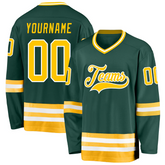 Retro Custom Hockey Jersey Stitched Printed Name Number Logo with Stitched Printed Name Number Team Logo for Men Women Youth Kids