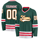 Stitched Printed Personalization Custom Hockey Game Jersey with Stitched Printed Name Number Team Logo for Men Women Youth Kids