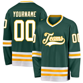 Personalized Ice Hockey Jersey Stitched Printed for Youth Teams with Stitched Printed Name Number Team Logo for Men Women Youth Kids
