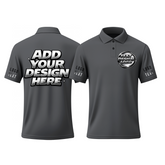 Custom Event Printed Polo Shirt with Printed Logo Name for Men Women Youth