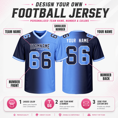 Custom Football Jersey with Personalized Name Number Team Uniform