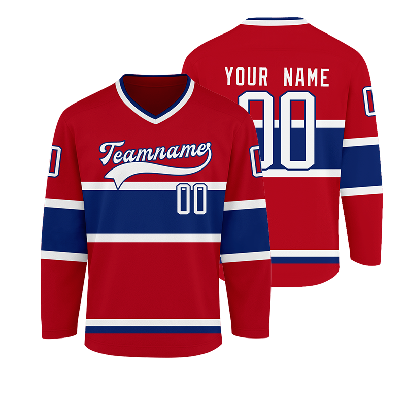 Personalized Hockey Jersey Stitched Printed Custom Design for Community Game for Teams Players Fans Men Women Youth Kids