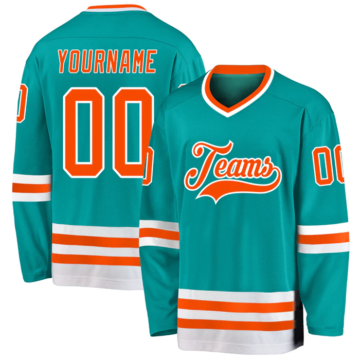 Custom Hockey Practice Jersey with Custom Patch Logo Fan Gift with Custom Text Number Sleeve Patch and Team Logo Design