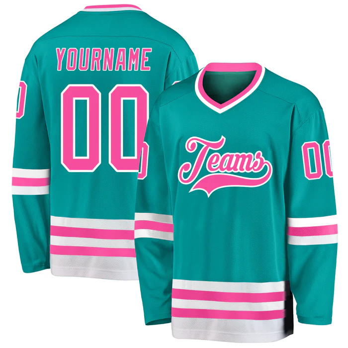 Casual Custom Ice Hockey Team Jersey for Youth Players with Personalized Player Details for Teams Families and Fans